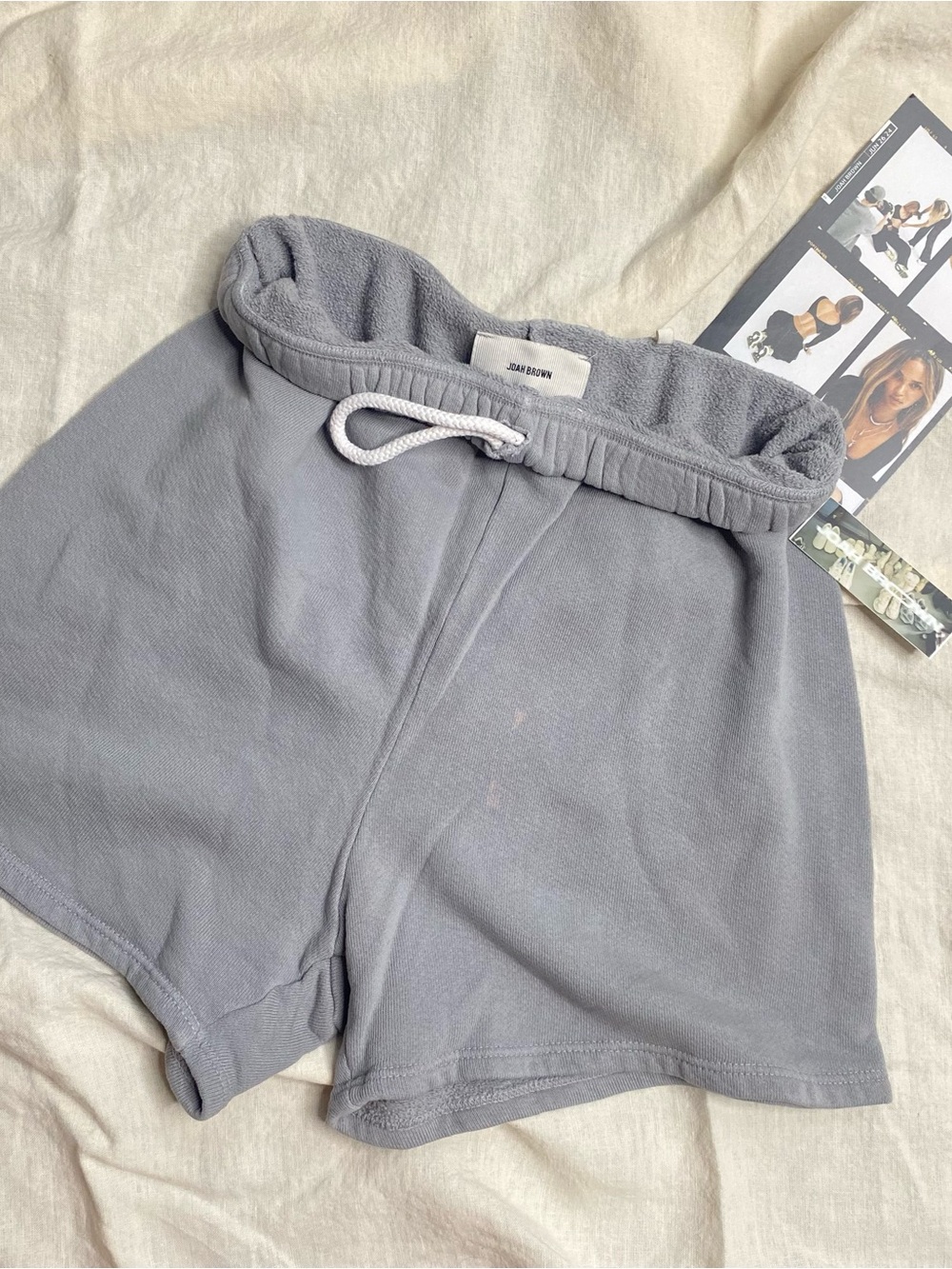 Joah Brown Stone French FITTED SWEAT SHORT